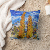 ザ・ポプラーズアットサンレミー，ヴァンゴッホ クッション (ブランケット)