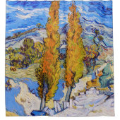 ザ・ポプラーズアットサンレミー，ヴァンゴッホ シャワーカーテン (正面)