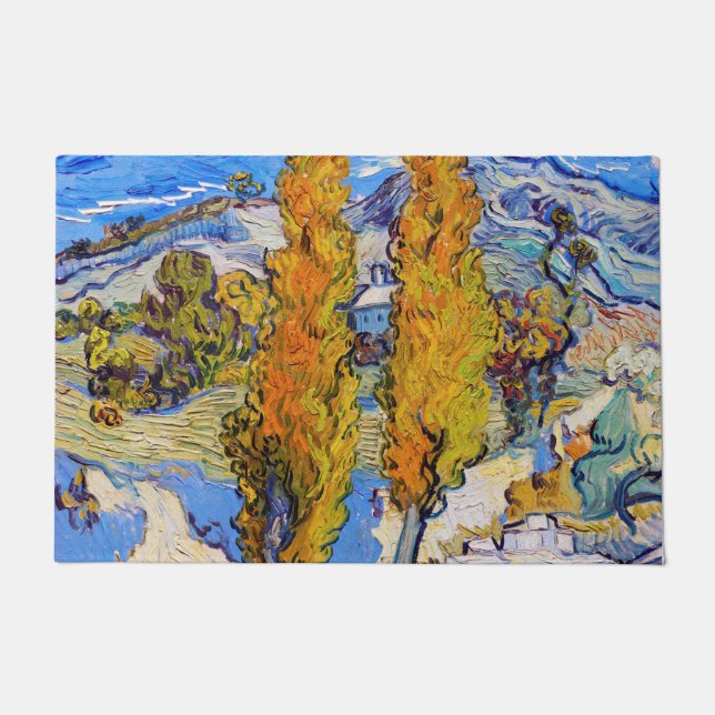 ザ・ポプラーズアットサンレミー，ヴァンゴッホ ドアマット (正面)