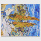 ザ・ポプラーズアットサンレミー，ヴァンゴッホ ラッピングペーパー (フラット)