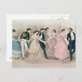 ザ・ポルカファッション、ゴデイのレディーズブックより ポストカード (正面/裏面)