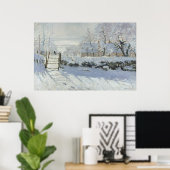 ザ・マグピー – クロード・モネ – ダイエルスター – ラ・パイ ポスター (ホームオフィス)