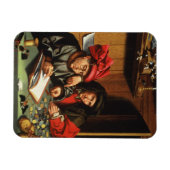 ザ・マネー・貸し手(オークパネルの油) マグネット (横)