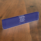 ザ・マパーソナライズされたン・ザ・マイス・ザ・魚釣り・レジェンド デスクネームプレート (側面)