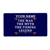 ザ・マパーソナライズされたン・ザ・マイス・ザ・魚釣り・レジェンド ラベル (正面)