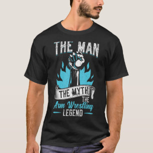 ザ・マンザ神話ザ・アームレスリング伝説 Tシャツ