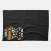 ザ·マン·ザ·ミス·ザ·狩り伝説-鹿小屋 キッチンタオル (横)