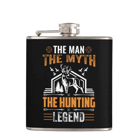 ザ·マン·ザ·ミス·ザ·狩り伝説-鹿小屋 フラスク (正面)