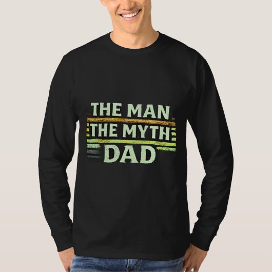 ザ・マン ザ・ミス ダッド ヴィンテージ 父の日 Tシャツ (正面)