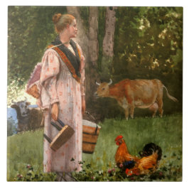 ザ・ミルク・メイド(素朴酪農場) タイル