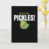 ザ・ミ食べ物を与え・ピクルズ・キュウリズ・ガーキン カード (黄色い花)
