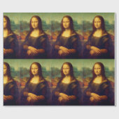 ザ・モナリザ(レオナルド・ダ・ヴィンチ) ラッピングペーパー (フラット)