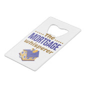 ザ・モーゲージ・ウィスパー・バンカー・ローン・オフィサー クレジットカード栓抜き (正面アングル)