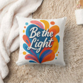 ザ・ライト感動的タイポグラフィDes クッション (ブランケット)