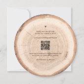 ザ・ラスティック　ウッド　ツリー　スタンプ　バーンワゴン　オールインワンＱＲウェディング 招待状 (裏面)