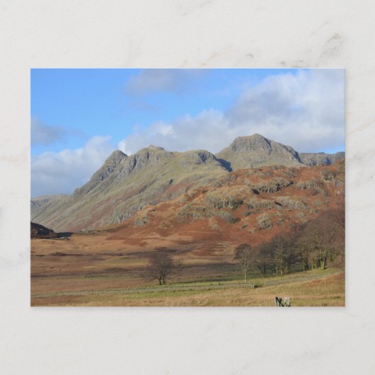 ザ・ラングデール・パイクス、イングリッシュレイク地区 ポストカード (正面)