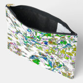 「ザ・リッツを履く」プリント アクセサリーポーチ (見開き)