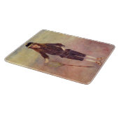 ザ・リトル・フィッシュエルガール(Pierre-威厳があるルノアール著) カッティングボード (角)