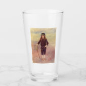 ザ・リトル・フィッシュエルガール(Pierre-威厳があるルノアール著) タンブラーグラス (正面)