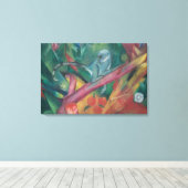 ザ・リトル・モンキー(1912) by Franz Marc キャンバスプリント (インサイチュ (ウッドフロア))