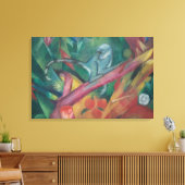 ザ・リトル・モンキー(1912) by Franz Marc キャンバスプリント (インサイチュ (リビング))