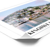 ザ・リバー・ダーツ、キングズウェア、デボン フォトプリント            (角)