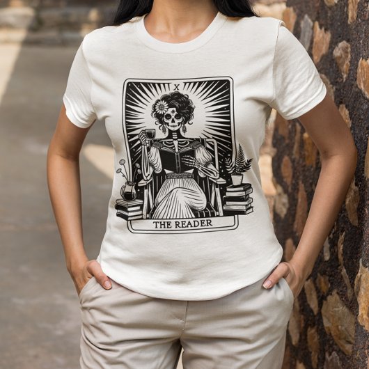 ザ・リーダータロットカードシャツ – Mystical Book Lover Tシャツ