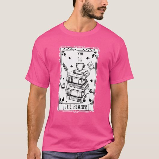 ザ・リーダータロット読カードの本Bookish Smut B Tシャツ (正面)