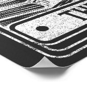 ザ・リーダー読スケルトンの本好きハロウィーン ポスター (角)