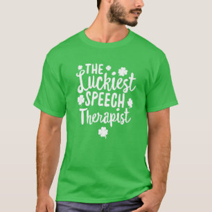 ザ・ルッキエストスピーチセラピストセント・パトリックの日ルー Tシャツ