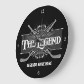 ザ・レジェンド（ホッケー）大時計 ラージ壁時計 (傾斜)