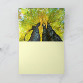 ザ・レディースダンス、秋カード、秋、木 カード (内部)