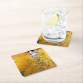 ザ·レディ·イン·金ゴールド·グスタフ·クリムト スクエアペーパーコースター (インサイチュ)