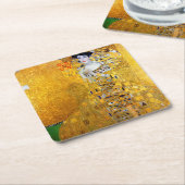 ザ·レディ·イン·金ゴールド·グスタフ·クリムト スクエアペーパーコースター (アングル)