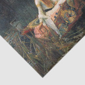 ザ・レディ・オブ・シャロット、John William Waterhouse著 薄葉紙 (詳細)