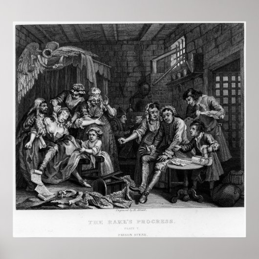 ザ・レーキ・イン・刑務所内プレートVII ポスター (正面)