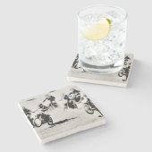 ザ・レースはオンモトクロス・レーサーズ ストーンコースター (横)