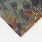 ザ・レールヤード – 蒸気機関車 フリースブランケット (角)