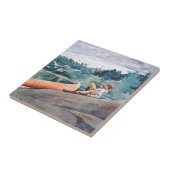 ザ・ワイルダネス・ガイド(Winslow Homerによる) タイル (側面)