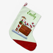 ザ・ワークショップクリスマスウィムジー ラージクリスマスストッキング (正面 (吊り時))