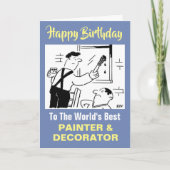 ザ・ワードのペイ最高のント&デコレータ カード (正面)