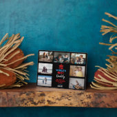 ザ・ワールド最高のズ・ダディ黒カスタム写真 フォトプラーク (側面)