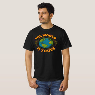 ザ・ワールド・イズ・ユアーズ グローブ グラフィックTシャツ Tシャツ