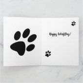 ザ・ワールド・ドッグ最高の・誕生日・カード カード (内部)