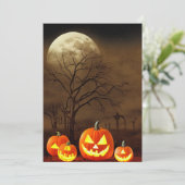 ザ・不気味な墓地ハロウィンバッシュパーティー 招待状 (スタンド正面)