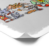 ザ・全体集団コミックブックスタイルプリント ポスター (角)