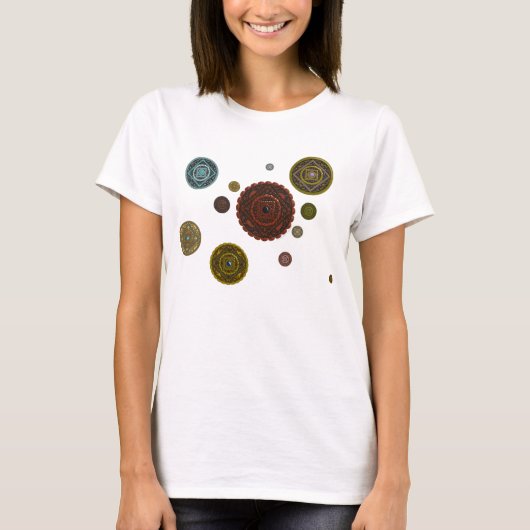 ザ〔占星術の〕十二宮図ウィメンズライトTシャツ Tシャツ (正面)