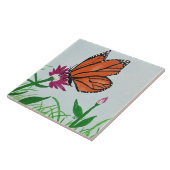 ザ(昆虫)オオカバマダラ、モナーク蝶 タイル (側面)