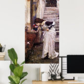 ザ・神社、ジョン・ウィリアム・ウォーターハウス – 1895 ポスター (ホームオフィス)