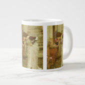 ザ・神社byジョン・ウィリアム・ウォーターハウス ジャンボコーヒーマグカップ (正面右)